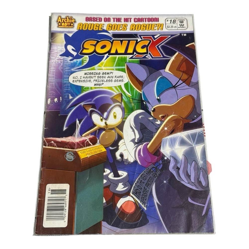 Sonic X #18 Comic Issue Archie Comics Sonic X Comic Book 2007 Sonic the Hedgehog